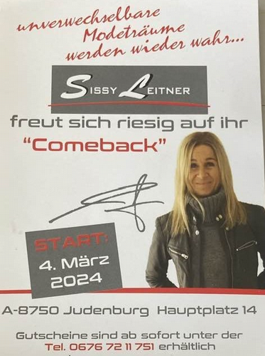 Sissy Leitner Neu-Eröffnung